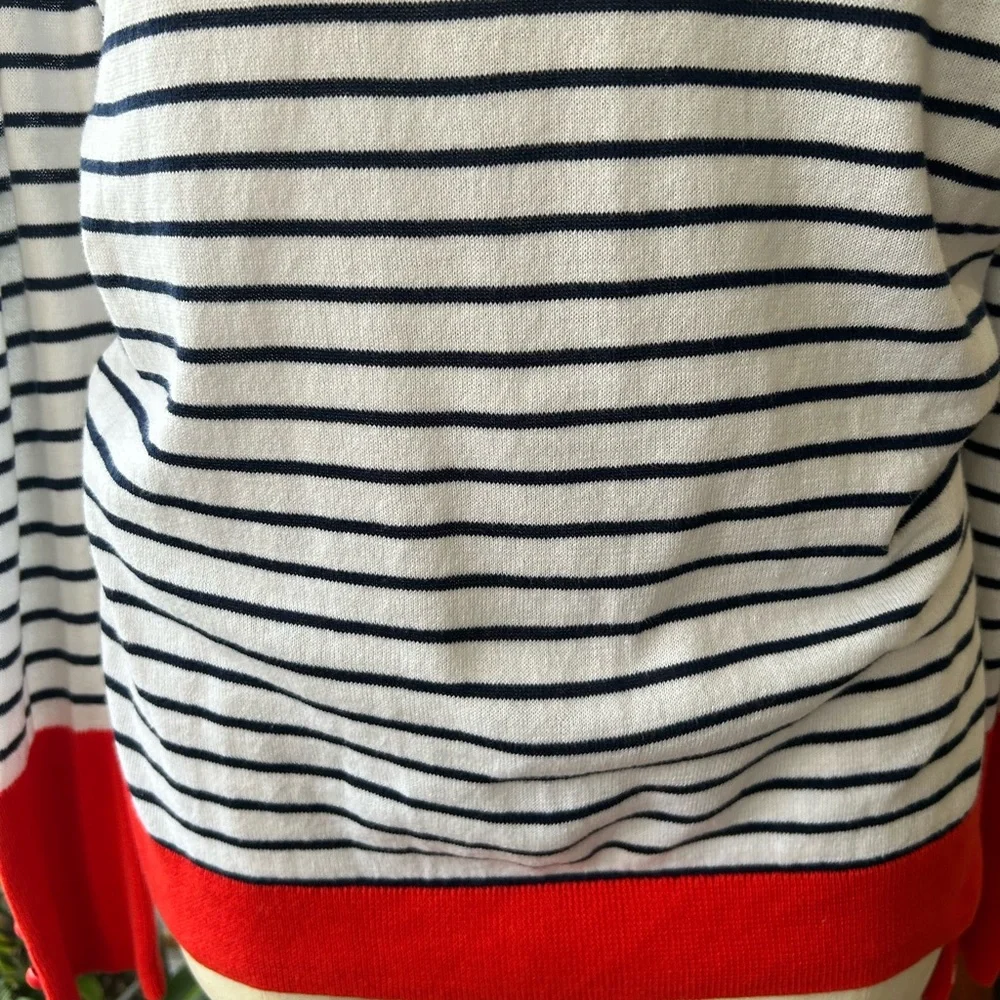 Náutica 100% cotton-knit long sleeves cuff closing 4 buttons light and casual - Picture 4 of 9